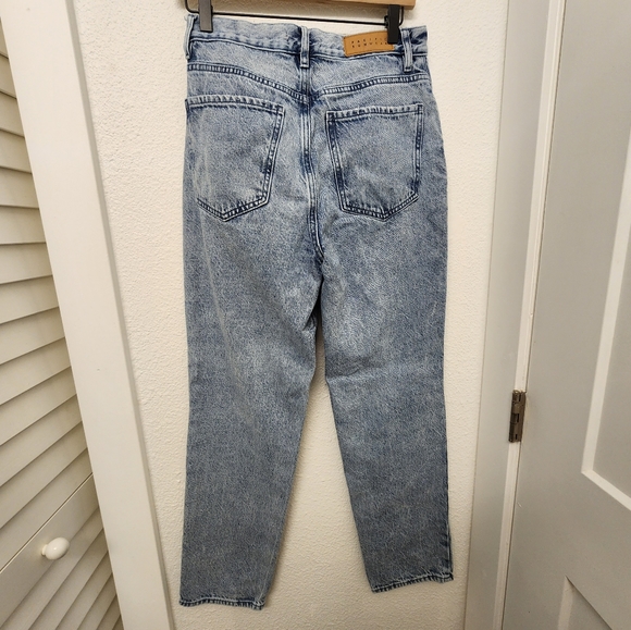 Pacsun Static Blue High Waisted Button Fly Dad Jeans - Picture 4 of 11